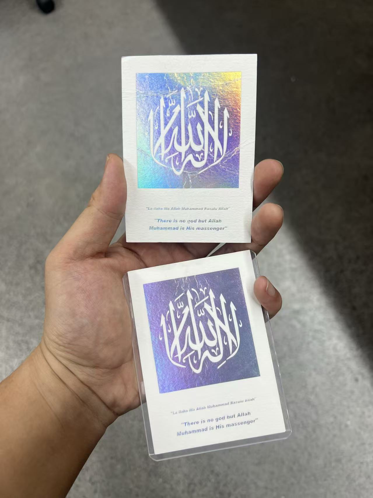 Shahada cards